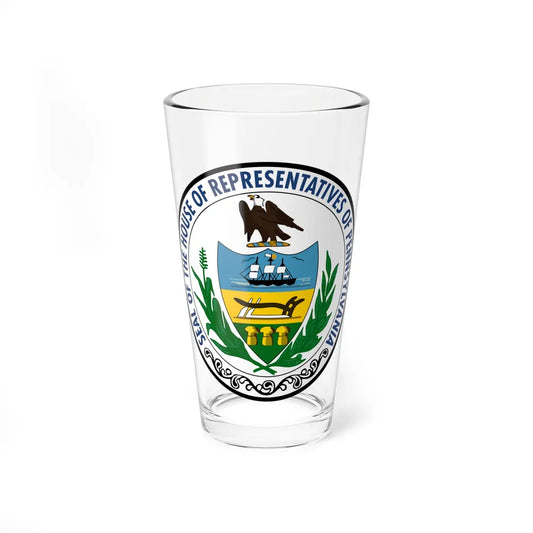 Seal of the Pennsylvania House of Representatives - Pint Glass 16oz-16oz-Go Mug Yourself