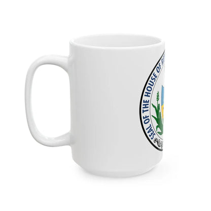 Seal of the Pennsylvania House of Representatives - White Coffee Mug-Go Mug Yourself