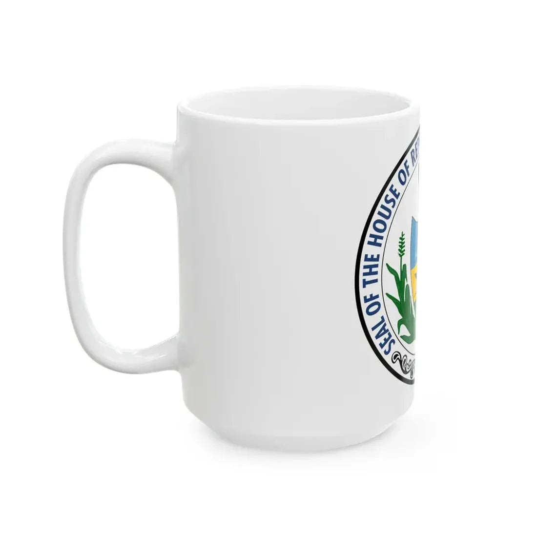 Seal of the Pennsylvania House of Representatives - White Coffee Mug - Go Mug Yourself