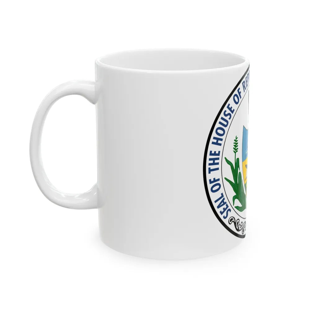 Seal of the Pennsylvania House of Representatives - White Coffee Mug-Go Mug Yourself