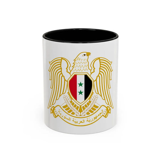 Seal of the People's Assembly of Syria - Accent Coffee Mug 11oz Black - Go Mug Yourself