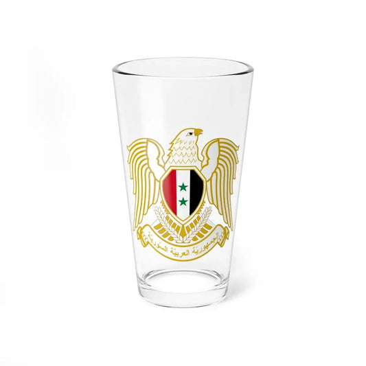 Seal of the People's Assembly of Syria - Pint Glass 16oz 16oz - Go Mug Yourself