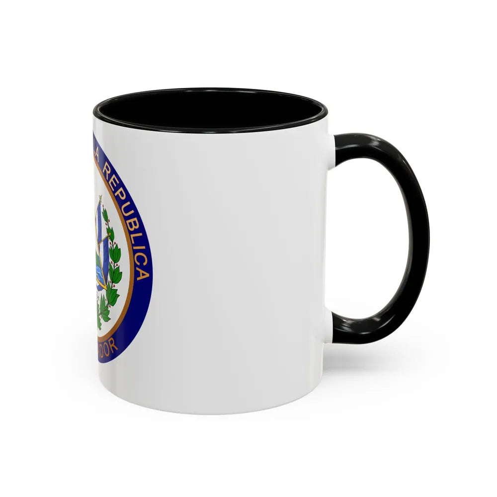 Seal of the President of El Salvador - Accent Coffee Mug - Go Mug Yourself