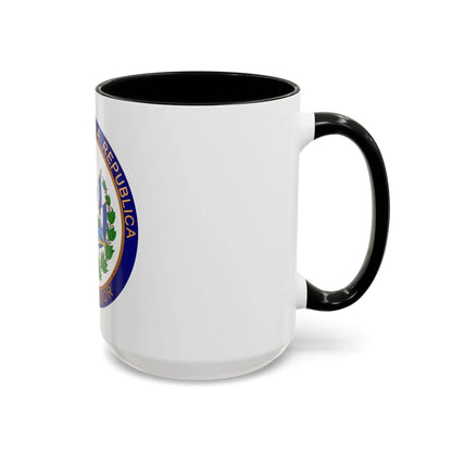 Seal of the President of El Salvador - Accent Coffee Mug - Go Mug Yourself