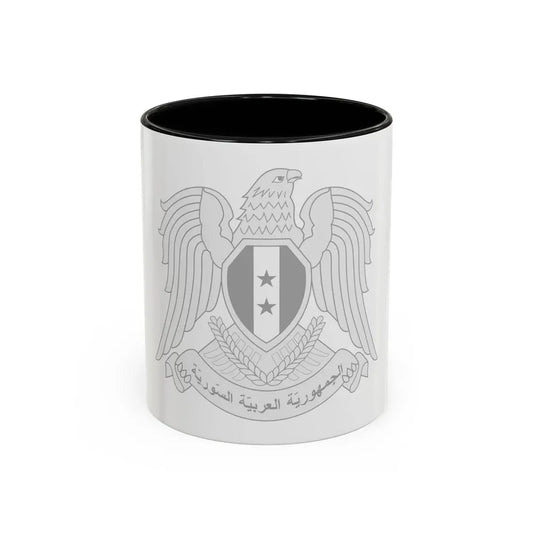 Seal of the President of Syria - Accent Coffee Mug 11oz Black - Go Mug Yourself