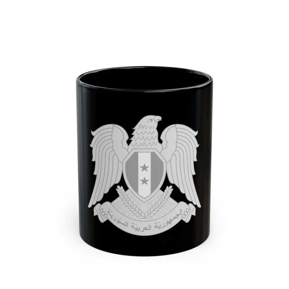 Seal of the President of Syria - Black Coffee Mug-11oz-Go Mug Yourself