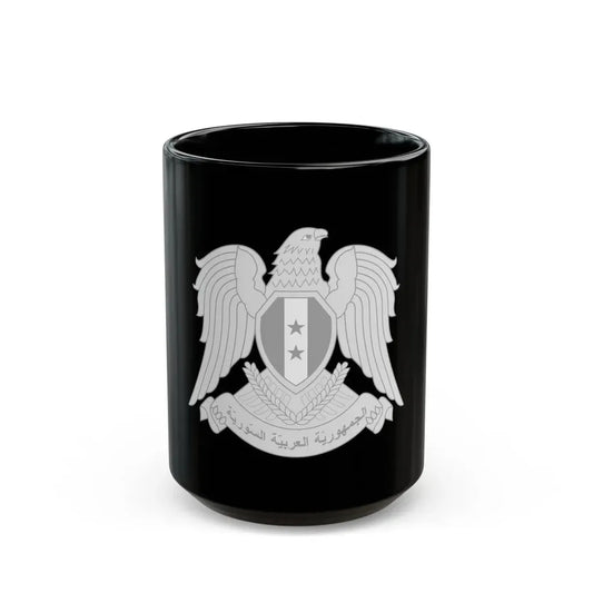 Seal of the President of Syria - Black Coffee Mug 15oz - Go Mug Yourself