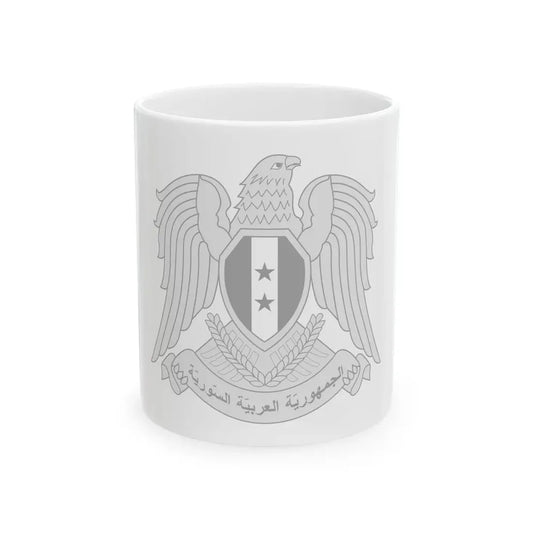 Seal of the President of Syria - White Coffee Mug 11oz - Go Mug Yourself