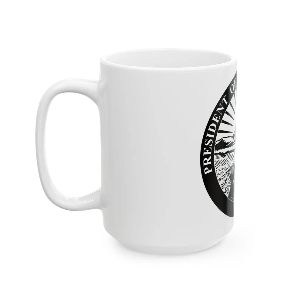 Seal of the President of the Ohio Senate - White Coffee Mug-Go Mug Yourself