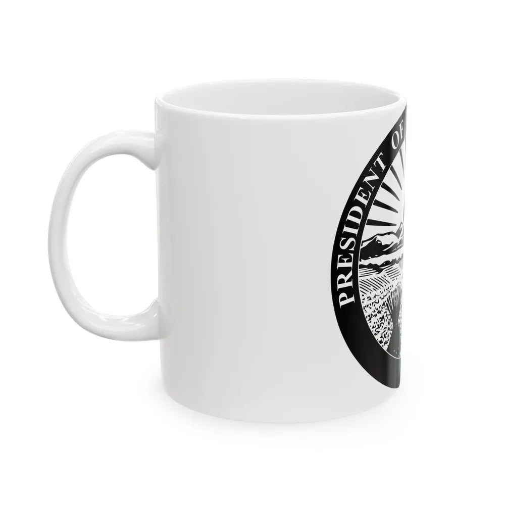 Seal of the President of the Ohio Senate - White Coffee Mug-Go Mug Yourself