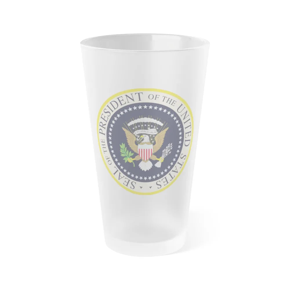 Seal of the President of the United States - Frosted Pint Glass 16oz-16oz-Frosted-Go Mug Yourself