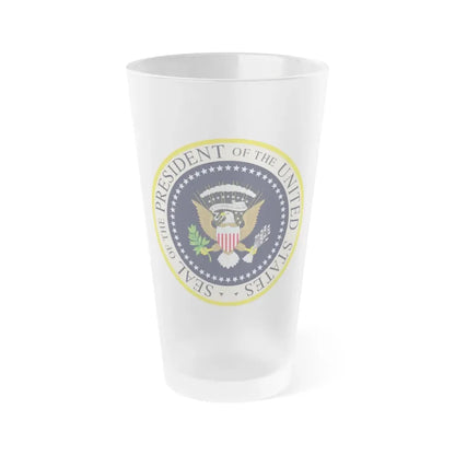 Seal of the President of the United States - Frosted Pint Glass 16oz 16oz Frosted - Go Mug Yourself