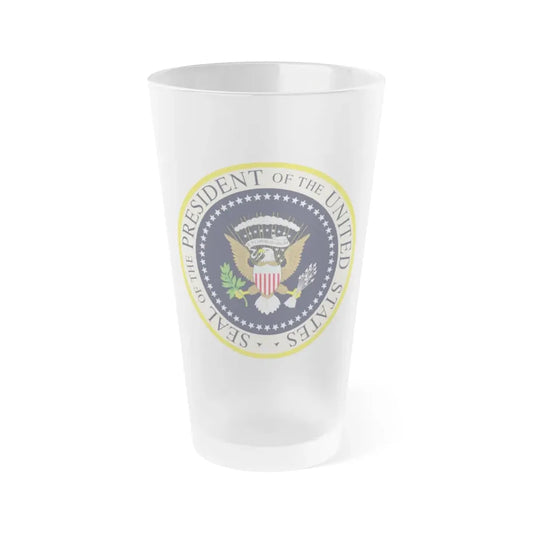 Seal of the President of the United States - Frosted Pint Glass 16oz 16oz Frosted - Go Mug Yourself