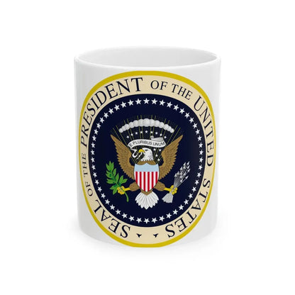 Seal of the President of the United States - White Coffee Mug 11oz - Go Mug Yourself