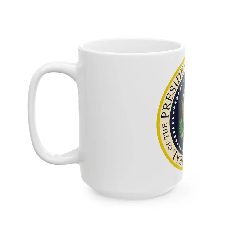 Seal of the President of the United States - White Coffee Mug-Go Mug Yourself