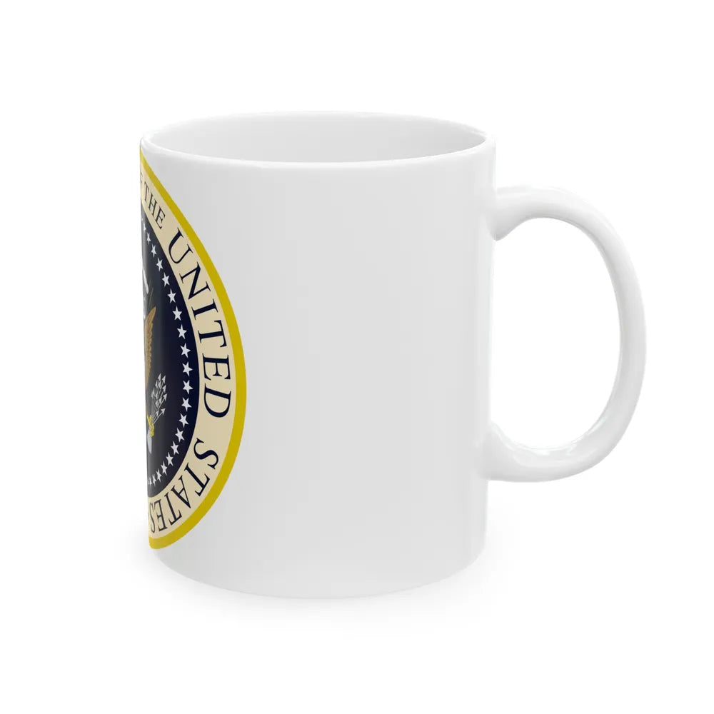 Seal of the President of the United States - White Coffee Mug-Go Mug Yourself