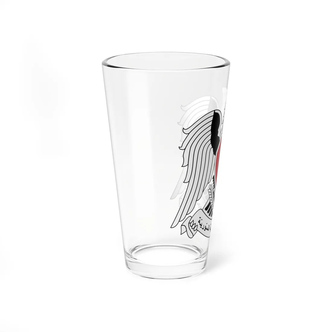 Seal of the Prime Minister of Syria 1980-2024 (Syria) (Coat of Arms) Pint Glass 16oz - Go Mug Yourself