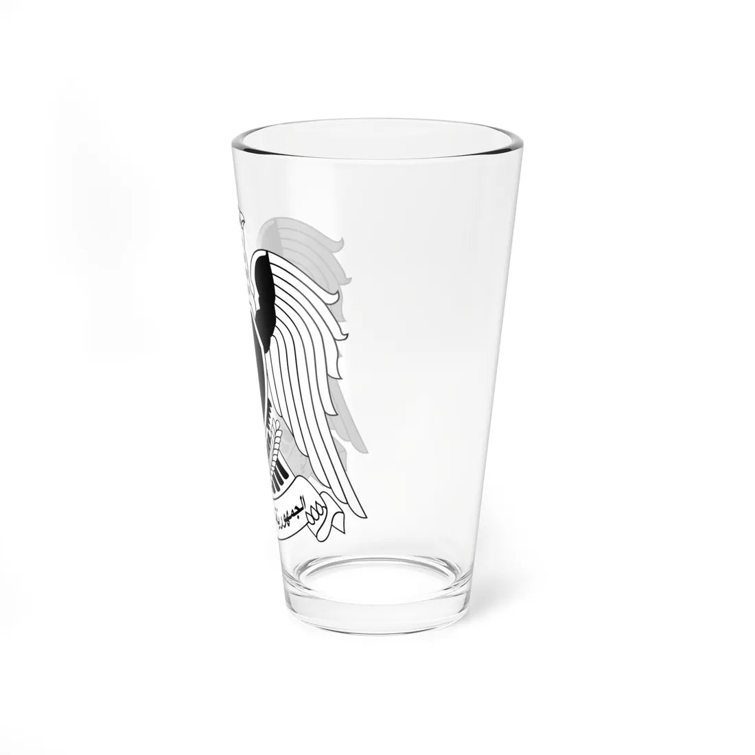 Seal of the Prime Minister of Syria 1980-2024 (Syria) (Coat of Arms) Pint Glass 16oz - Go Mug Yourself