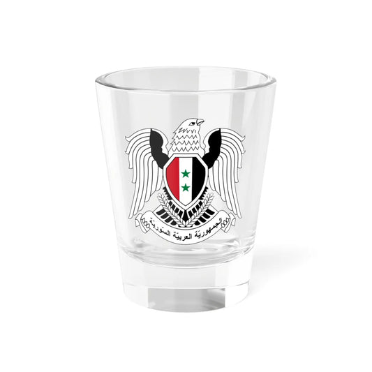 Seal of the Prime Minister of Syria 1980-2024 (Syria) (Coat of Arms) Shot Glass 1.5oz 1.5oz - Go Mug Yourself