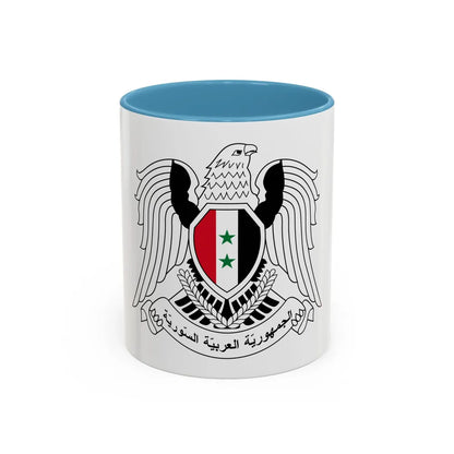 Seal of the Prime Minister of Syria - Accent Coffee Mug 11oz Light Blue - Go Mug Yourself