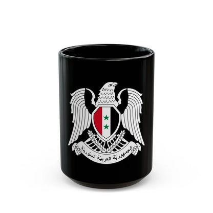 Seal of the Prime Minister of Syria - Black Coffee Mug-15oz-Go Mug Yourself