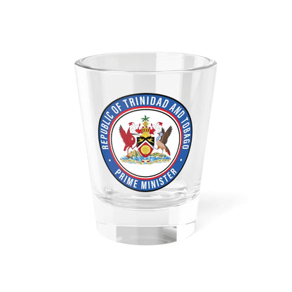 Seal of the Prime Minister Trinidad and Tobago (Trinidad and Tobago) (Coat of Arms) Shot Glass 1.5oz 1.5oz - Go Mug Yourself