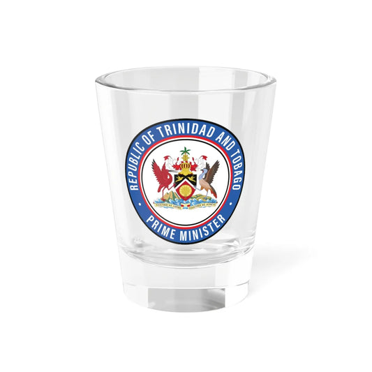 Seal of the Prime Minister Trinidad and Tobago (Trinidad and Tobago) (Coat of Arms) Shot Glass 1.5oz 1.5oz - Go Mug Yourself