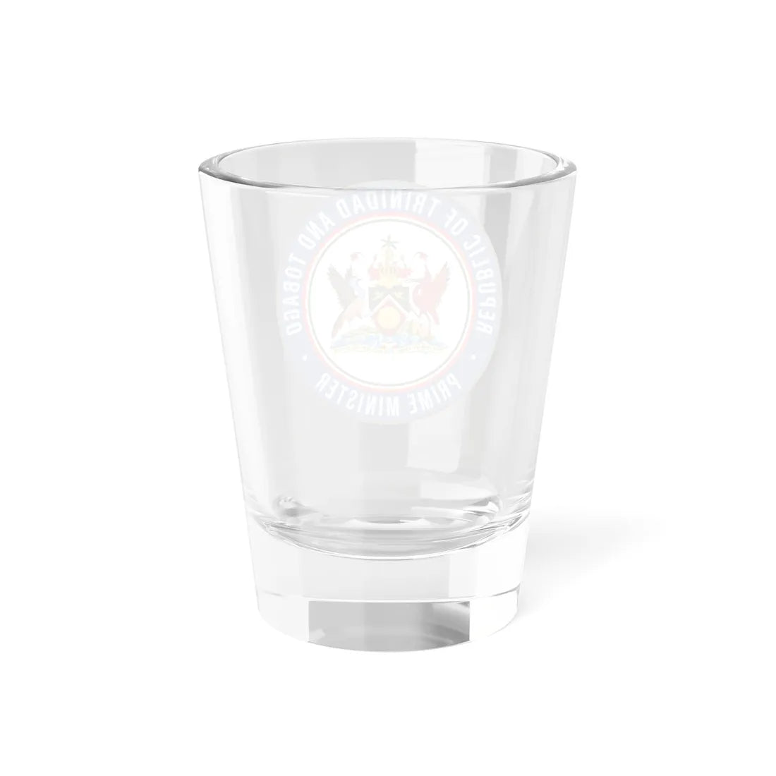 Seal of the Prime Minister Trinidad and Tobago (Trinidad and Tobago) (Coat of Arms) Shot Glass 1.5oz - Go Mug Yourself