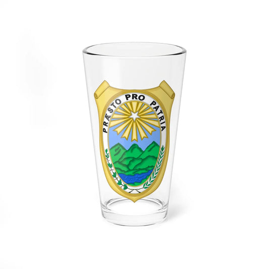 Seal of the Province of Santiago de Cuba (Cuba) (Coat of Arms) Pint Glass 16oz 16oz - Go Mug Yourself