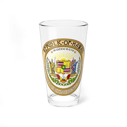 Seal of the Republic of Hawaii - Pint Glass 16oz-16oz-Go Mug Yourself