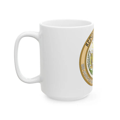 Seal of the Republic of Hawaii - White Coffee Mug-Go Mug Yourself