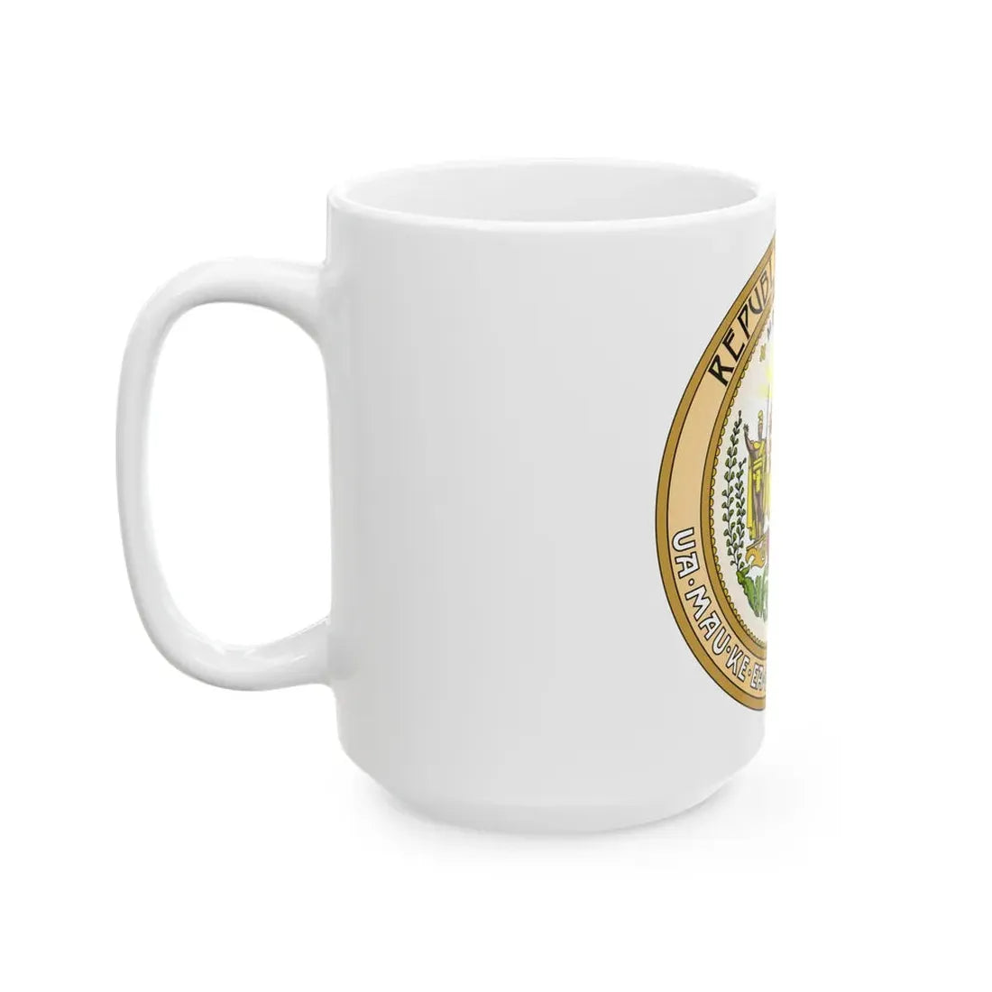 Seal of the Republic of Hawaii - White Coffee Mug - Go Mug Yourself