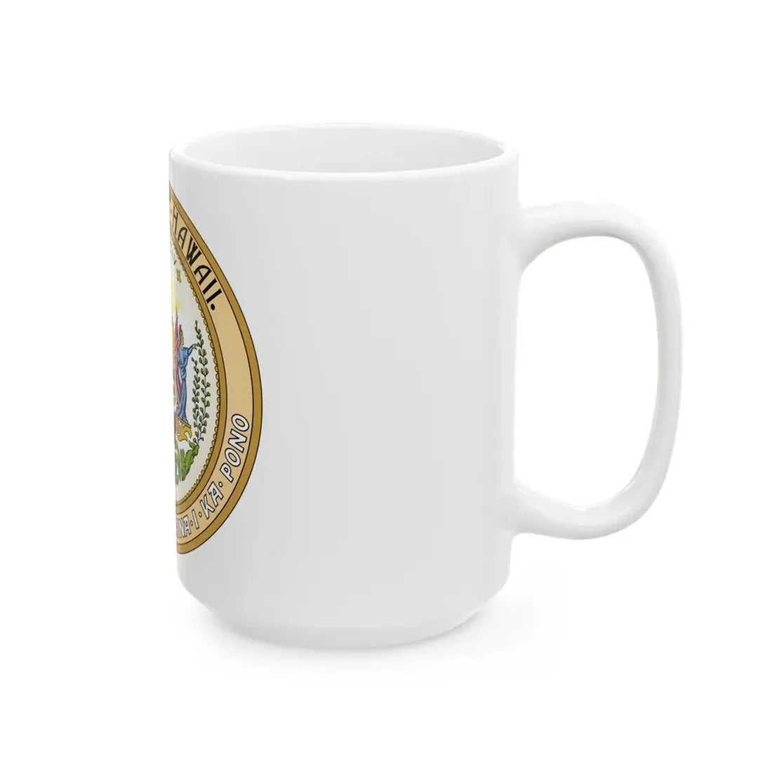 Seal of the Republic of Hawaii - White Coffee Mug - Go Mug Yourself