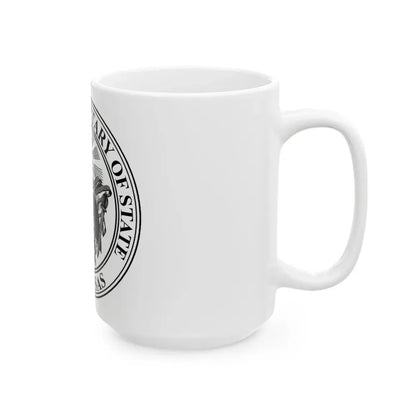 Seal of the Secretary of State of Arkansas - White Coffee Mug - Go Mug Yourself