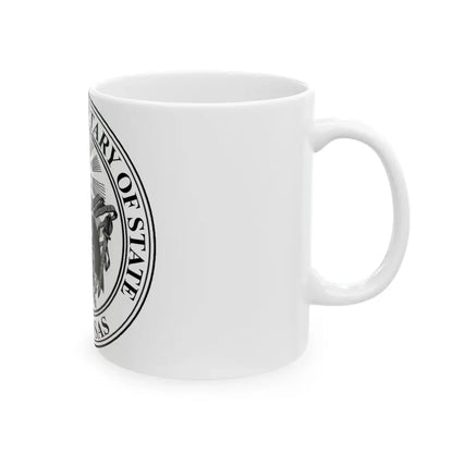 Seal of the Secretary of State of Arkansas - White Coffee Mug - Go Mug Yourself