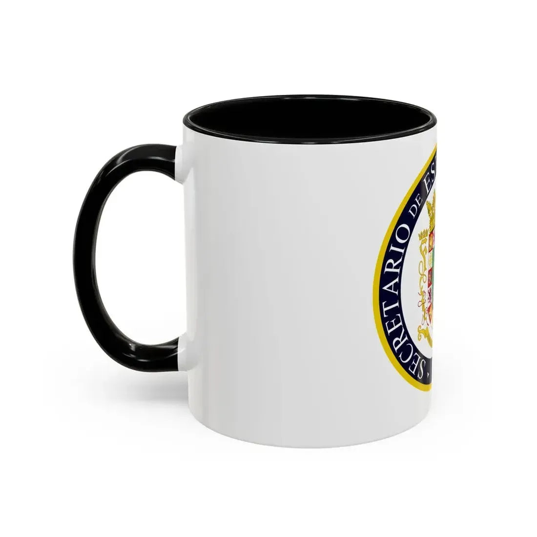 Seal of the Secretary of State of Puerto Rico - Accent Coffee Mug - Go Mug Yourself