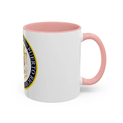 Seal of the Secretary of State of Puerto Rico - Accent Coffee Mug - Go Mug Yourself