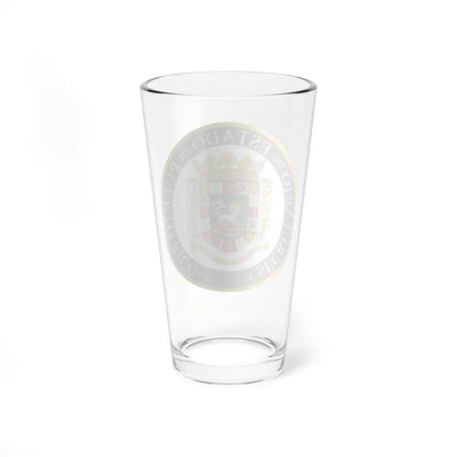 Seal of the Secretary of State of Puerto Rico - Pint Glass 16oz - Go Mug Yourself