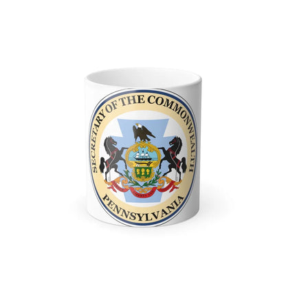 Seal of the Secretary of the Commonwealth of Pennsylvania - Color Changing Mug 11oz-11oz-Go Mug Yourself