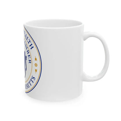 Seal of the Senate of Massachusetts - White Coffee Mug - Go Mug Yourself