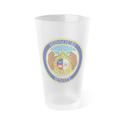 Seal of the Senate of Missouri - Frosted Pint Glass 16oz 16oz Frosted - Go Mug Yourself