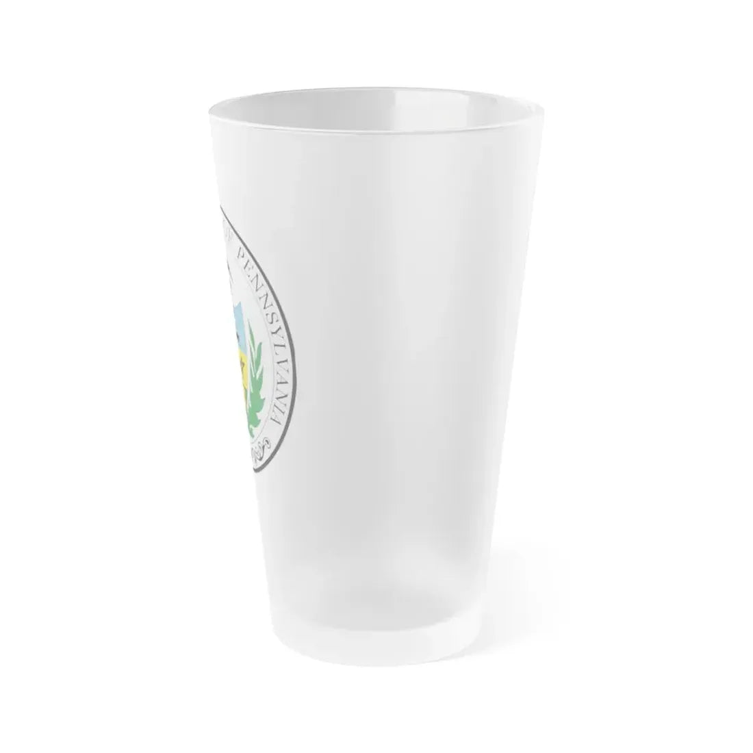 Seal of the Senate of Pennsylvania - Frosted Pint Glass 16oz - Go Mug Yourself
