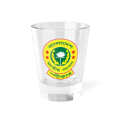 Seal of the Speaker of the Jatiya Sangsad (Bangladesh) (Coat of Arms) Shot Glass 1.5oz 1.5oz - Go Mug Yourself