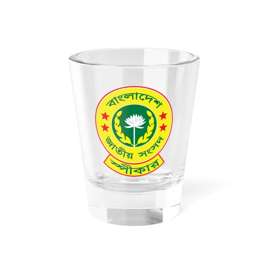Seal of the Speaker of the Jatiya Sangsad (Bangladesh) (Coat of Arms) Shot Glass 1.5oz 1.5oz - Go Mug Yourself