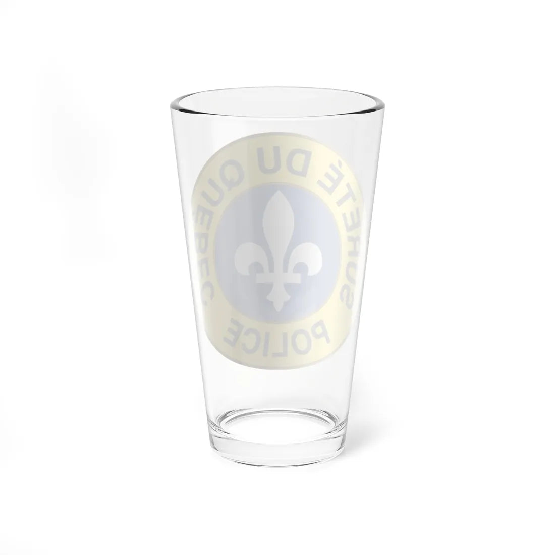 Seal of the Sûreté du Québec (Canada) (Coat of Arms) Pint Glass 16oz - Go Mug Yourself