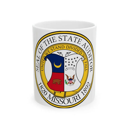 Seal of the State Auditor of Missouri - White Coffee Mug-11oz-Go Mug Yourself