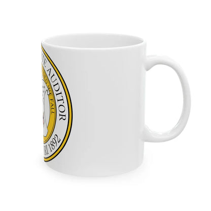 Seal of the State Auditor of Missouri - White Coffee Mug-Go Mug Yourself