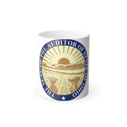 Seal of the State Auditor of Ohio - Color Changing Coffee Mug 11oz - Go Mug Yourself