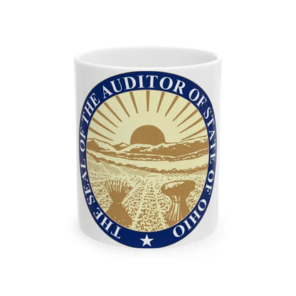 Seal of the State Auditor of Ohio - White Coffee Mug 11oz - Go Mug Yourself