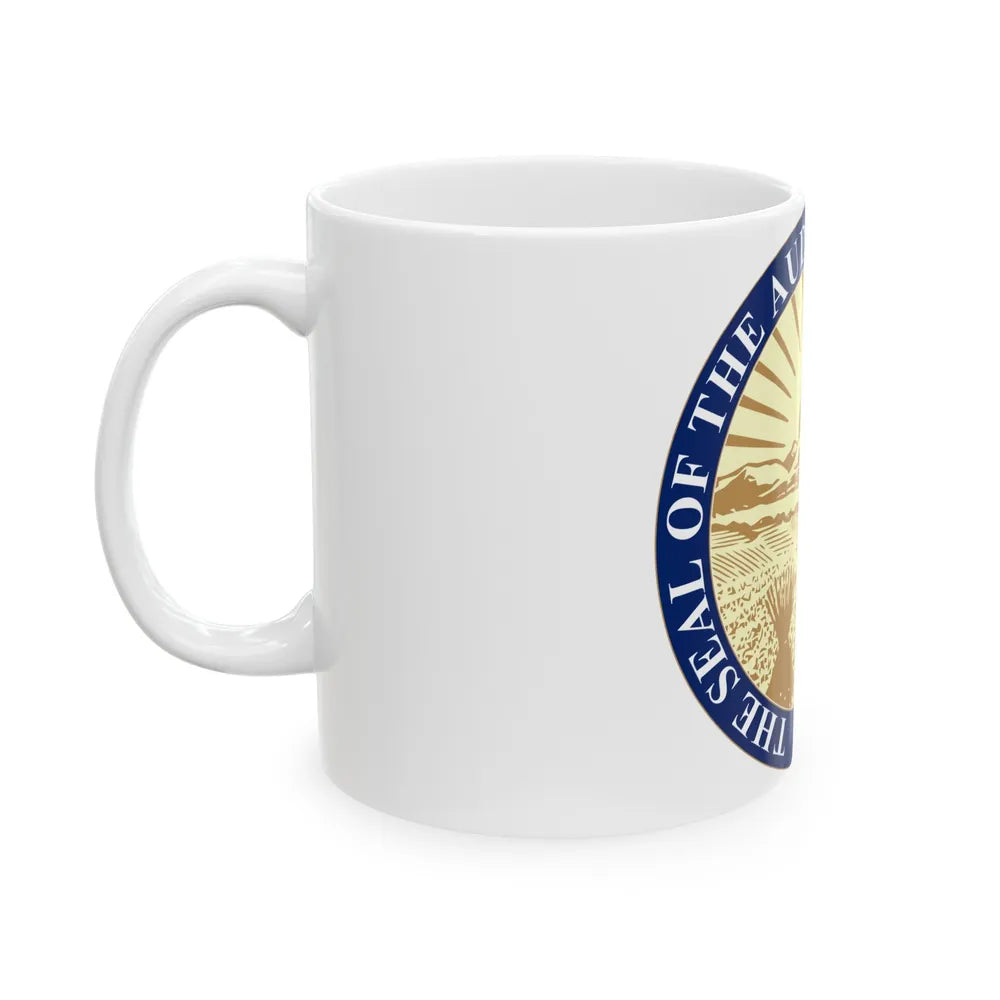 Seal of the State Auditor of Ohio - White Coffee Mug-Go Mug Yourself